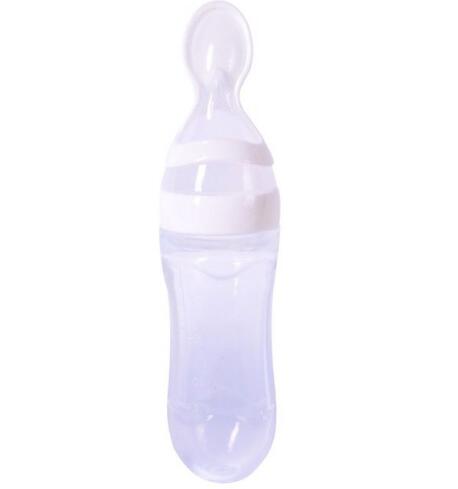 Silicone Squeezing Feeding Bottle