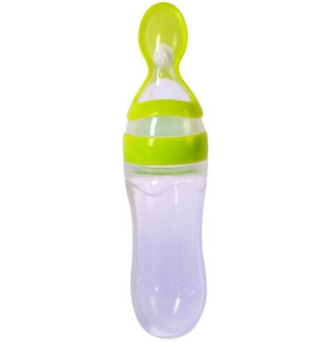 Silicone Squeezing Feeding Bottle